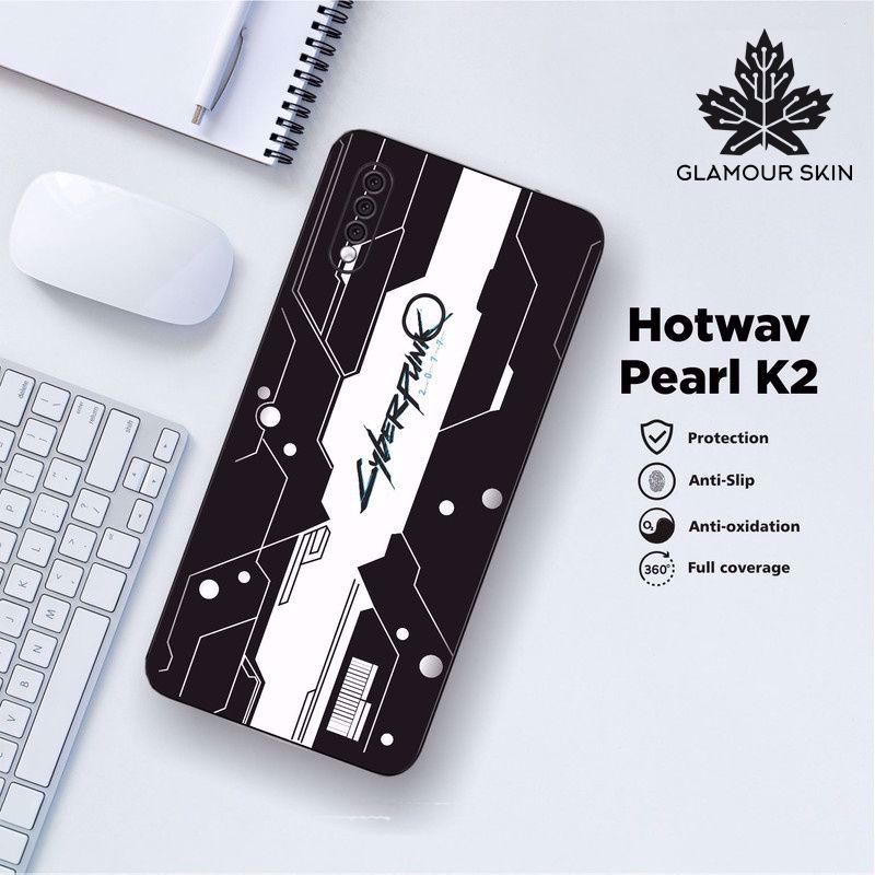 *(Dapat2PCS)* HOTWAV PEARL K2 Garskin Case/Stiker Protector Motif CYBERPUNK