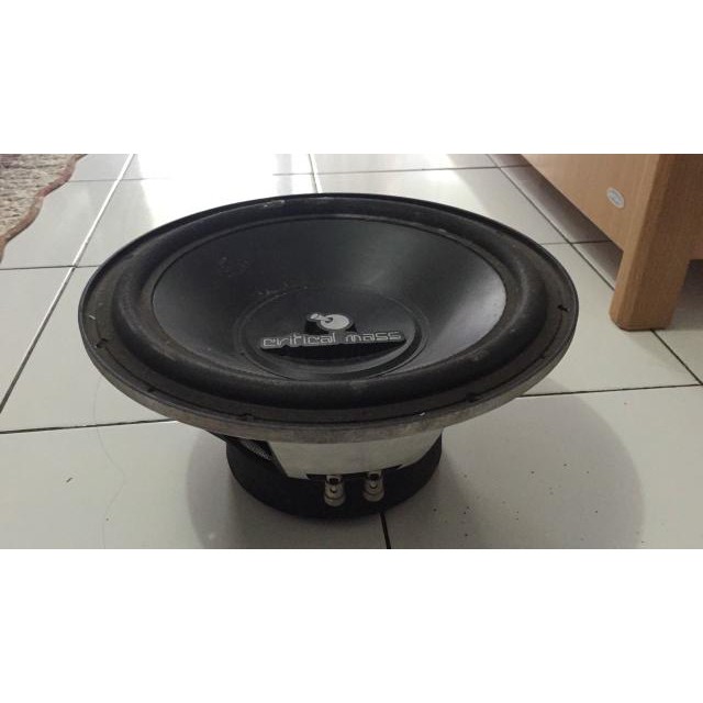 subwoofer critical mass 12" Terbaik