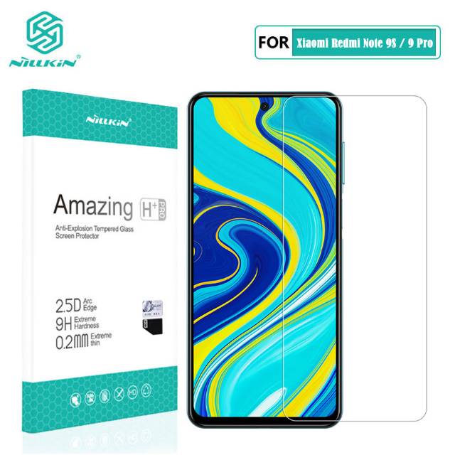 tempered glass nillkin H+ pro Xiaomi Redmi Note 9 pro max note 9s