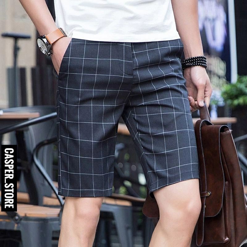 Celana Pendek Pria Dewasa Bahan Distro Motif Kotak Tartan Keren Celana Pendek Tartan Pria Motif Dist
