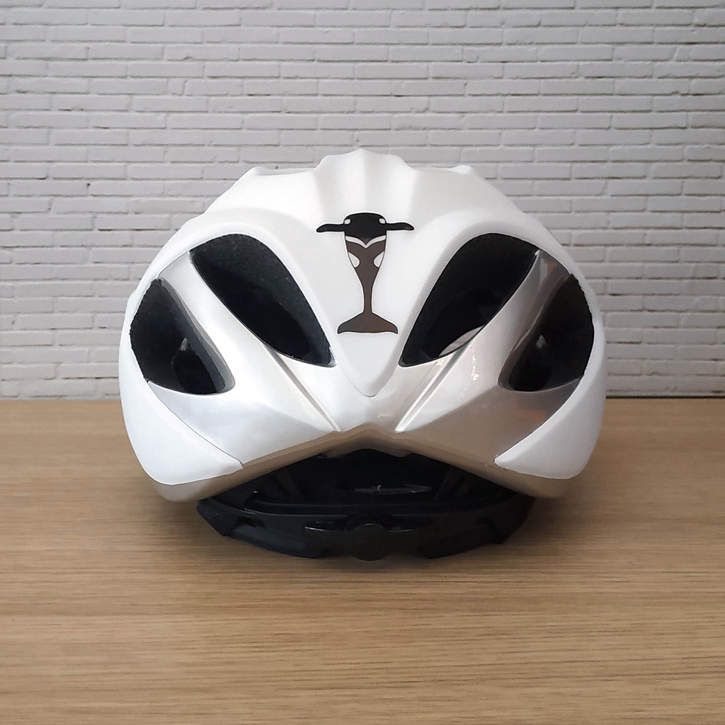 Helm Sepeda PMT Lance White Silver