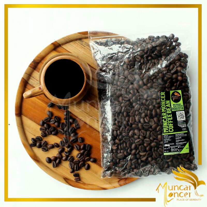 

Biji Kopi Roast Bean Roasted Bean Coffee Robusta Petik Merah Pilihan