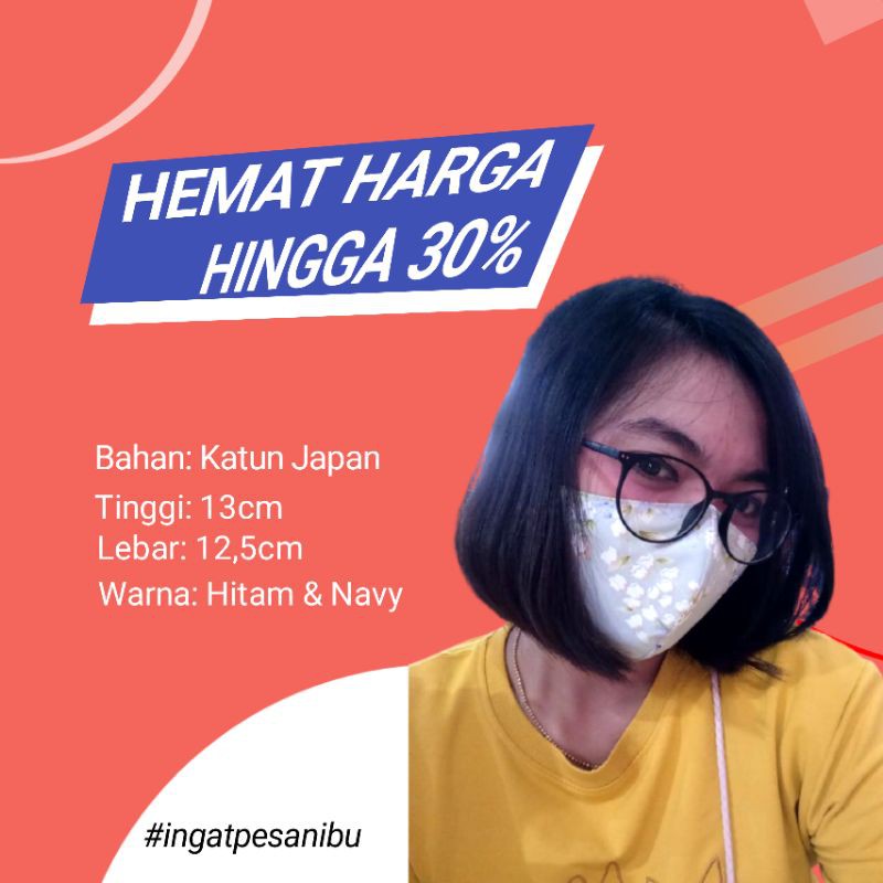 Masker hijab-masker-masker kain-masker medis-masker duckbill-masker duckbill sensi-masker daisy