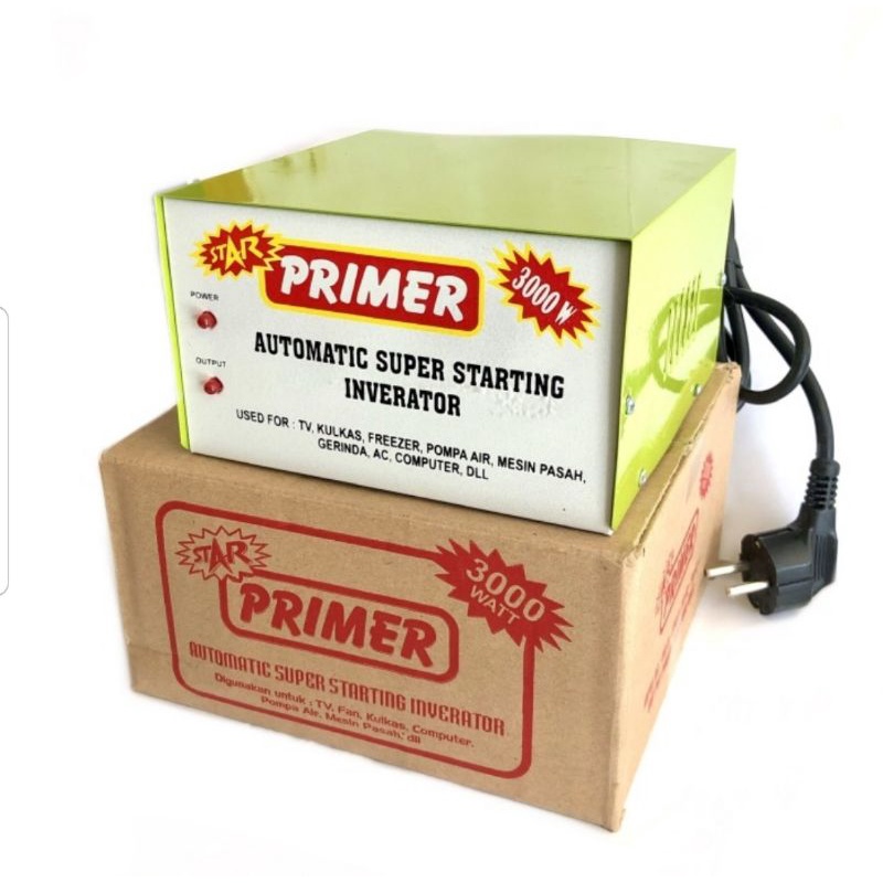 Inverator Primer 3000watt tahanan anti jeglek