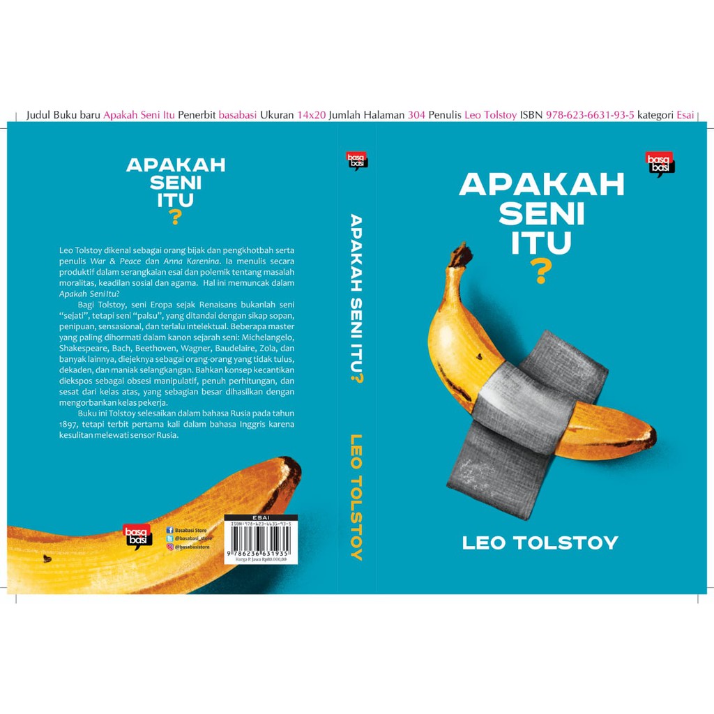 

Buku Apakah Seni Itu Esai Karya Leo Tolstoy