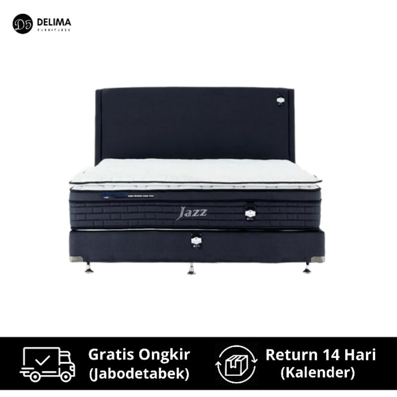 Mattress Spring Bed Ocean Jazz Kasur Matras Springbed Fullset