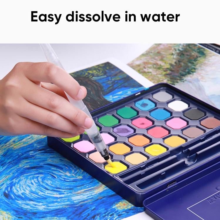 

Paling Sesuai.. Giorgione Solid Watercolor Paint Cat Air 12/18/24/36/48 Warna Free Brush G-900