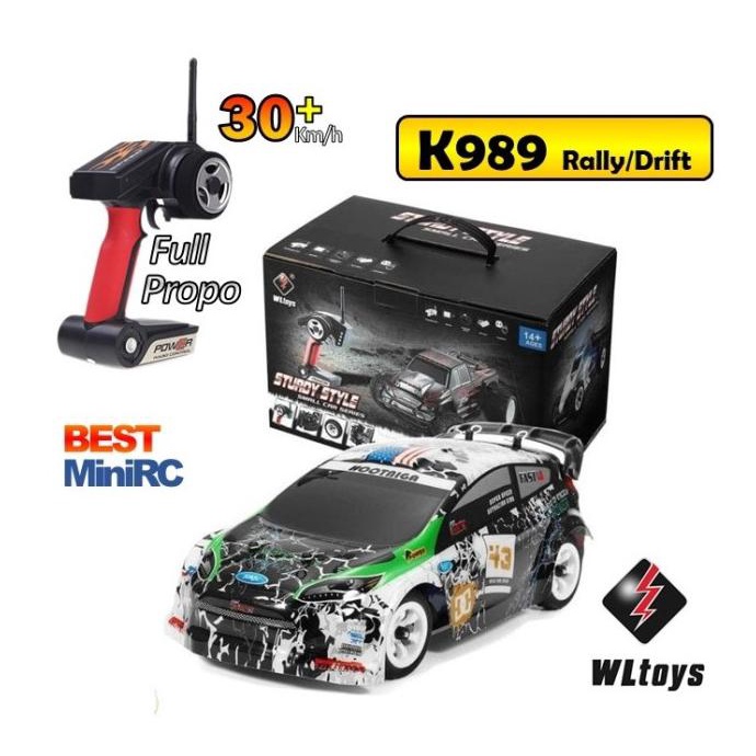 WLTOYS K989 1/28 2.4G RC Rally/Drift 