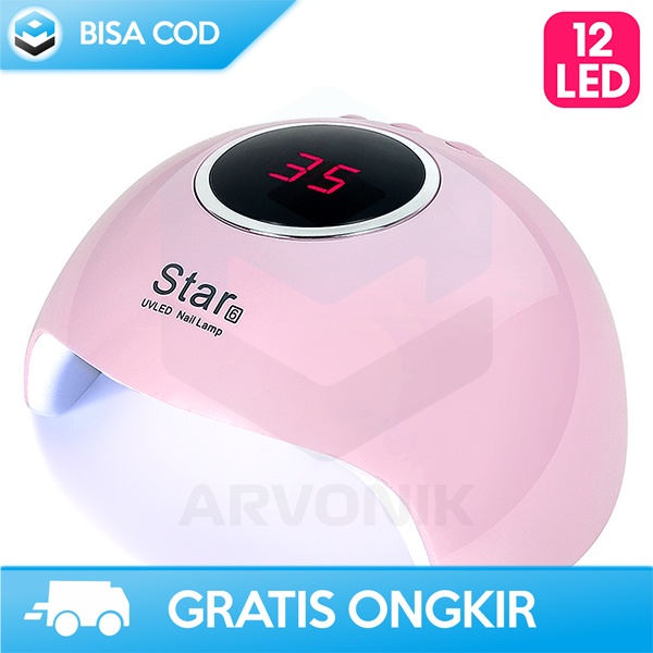 NAIL DRYER - PENGERING KUTEK KUKU UV ROHWXY 36W CEPAT KERING ORIGINAL