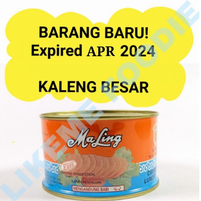 

✨COD✨ Maling FYF Pork Luncheon Meat 397 gr (Kaleng BESAR)