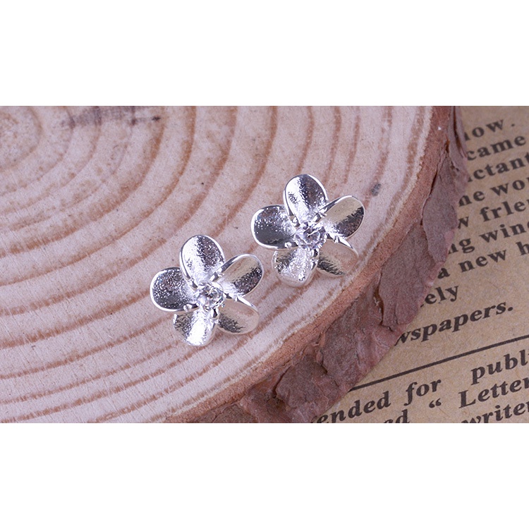 925 Perak Anting Anting Wanita Perhiasan Fashion Alice/Subang Telinga anting perempuan