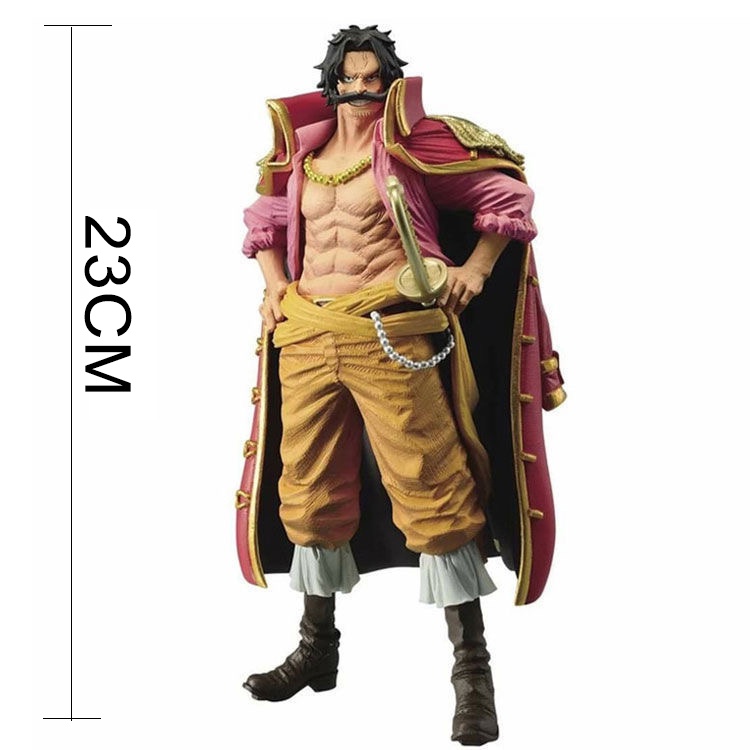 Mainan Action Figure Anime One Piece Gol D Roger The Grandline Men Wano Country 23cm Bahan PVC Untuk Koleksi