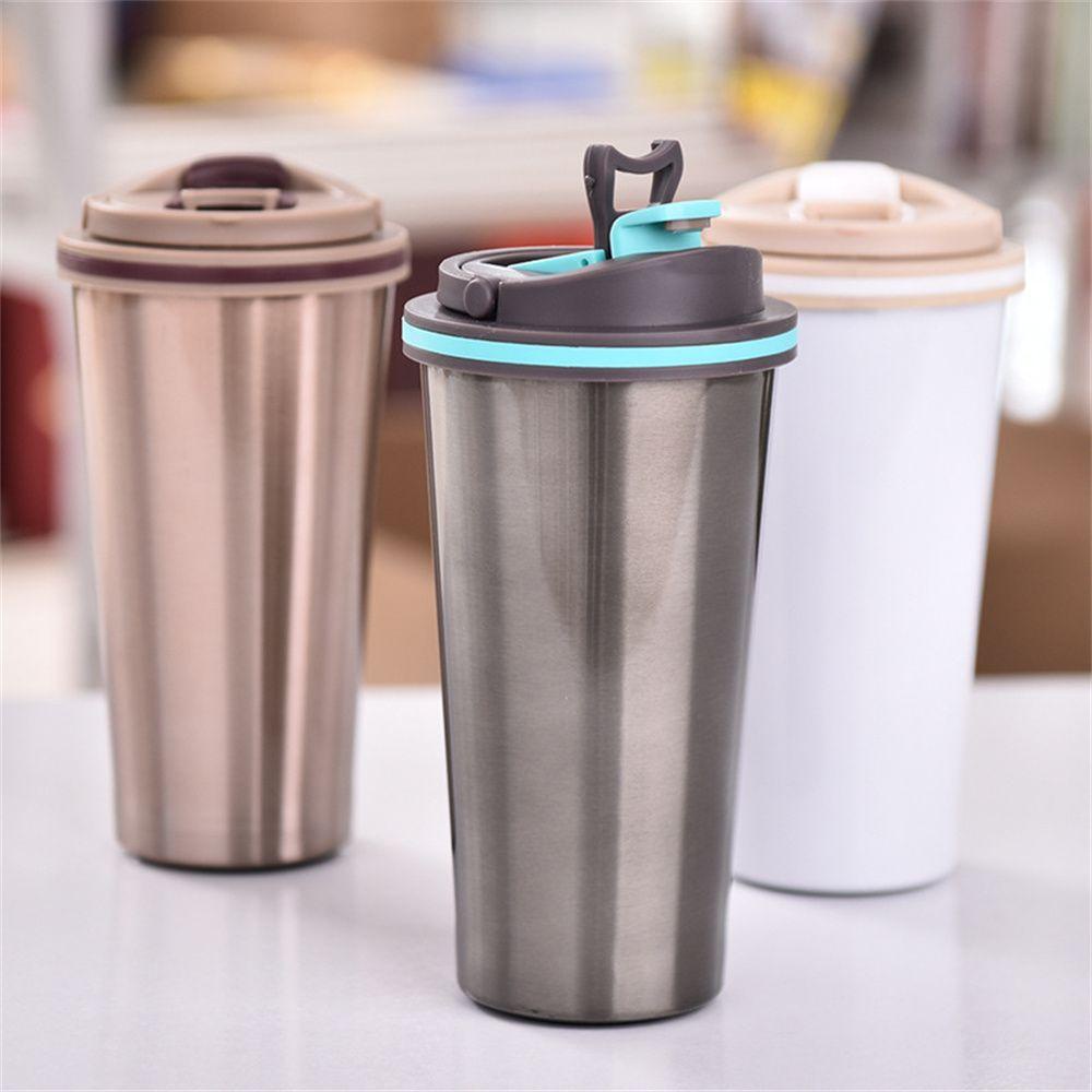 Solighter Mug Cangkir Travel Thermal Portable Perlengkapan Minum Stainless Vacuum Cups