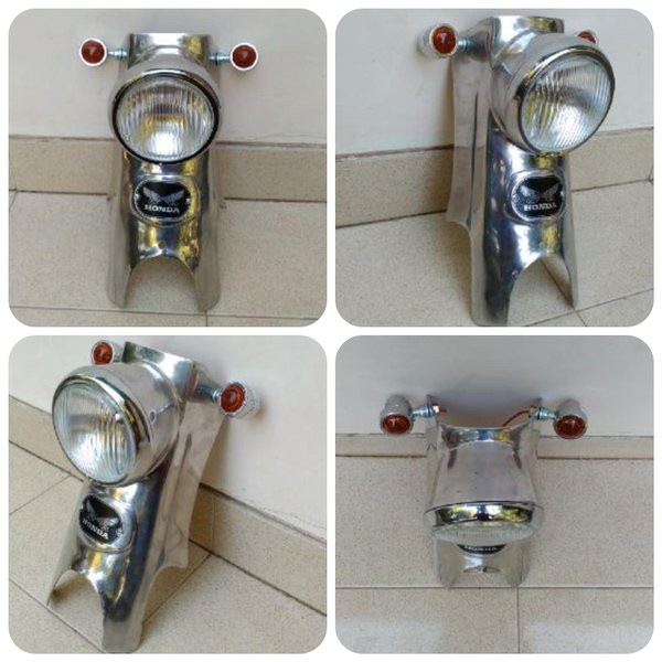 promo super seller Panel unyil fullset lampu depan dan sein Custom Honda C70 Grand Star Street cub