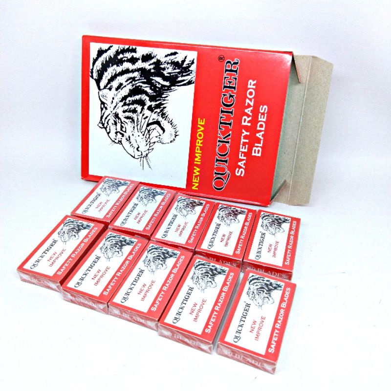 [ERA] Silet Cukur Quick Tiger Perpack isi  (100pcs) grosir