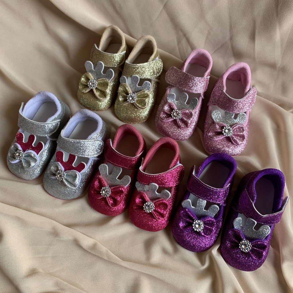 SEPATU PREWALKER BABY PESTA BAYI SEPATU FLATSHOES ANAK PEREMPUAN 0-12 BULAN PITA BLINK BLINK BUNGA CANTIK TERBARU TERMURAH Prewalker - sepatu bayi unisex / baby shoes Sepatu Anak Laki Sepatu Bayi Prewalker Shoes 0-18 bulan Import Sepatu Prewalker Casual