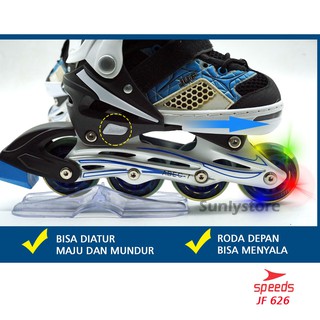  Sepatu  Roda  Anak  dan Dewasa Inline Skate Full Karet PU 