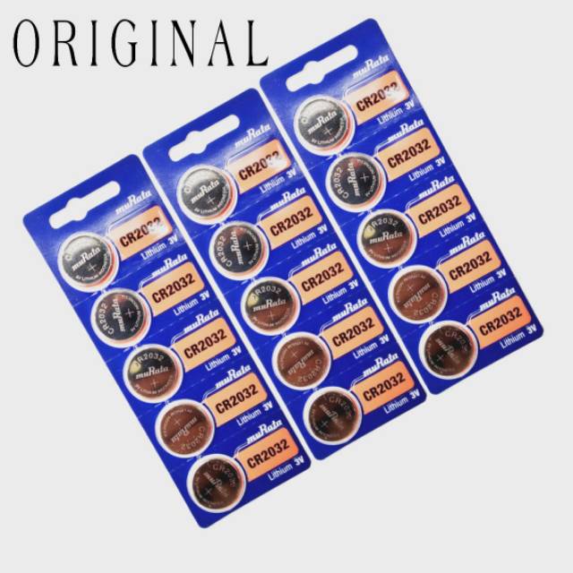 Baterai lithium MURATA 3v CR 2032 MURATA CR 2032 ORIGINAL PENGGANTI BATERAI SONY