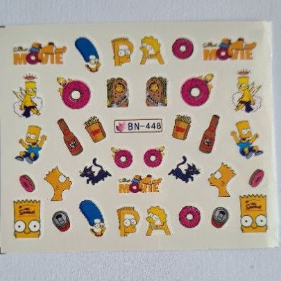 Stiker Kuku The Simpsons Water Decal Stikers