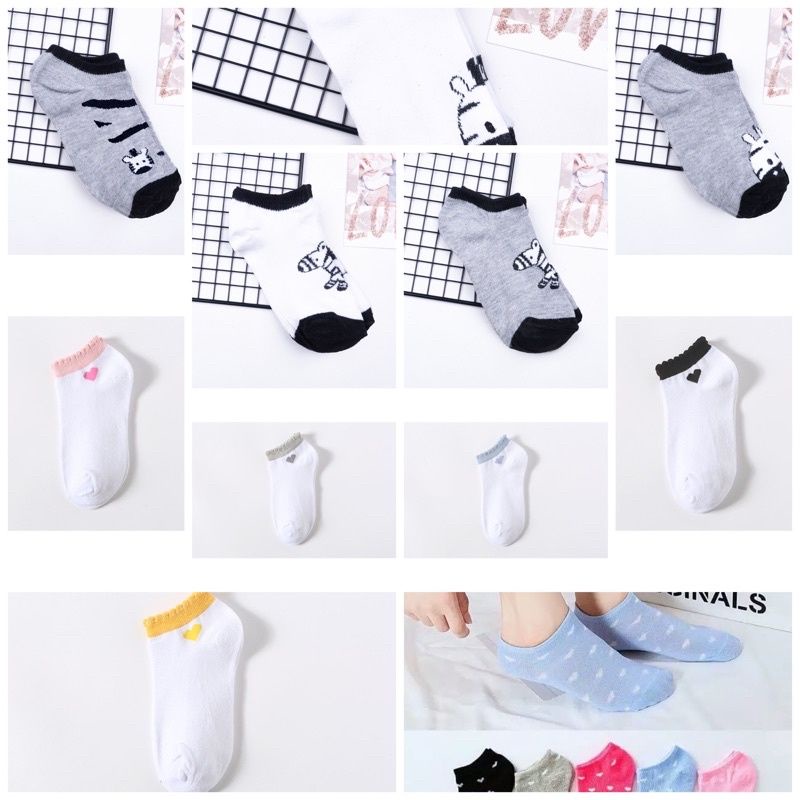 DK 15 Kaos Kaki Ankle Pendek Import Lembut Unisex DEWASA MURAH