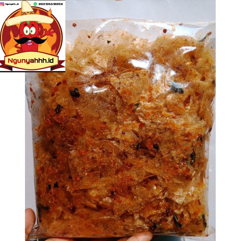 

Kripca Kripik kaca pedas 250 Gr