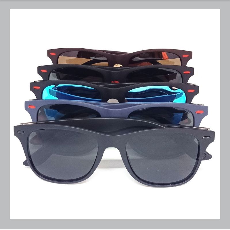 WAYFARER Kacamata POLARIZE // Kacamata HITAM // Kacamata JALAN // Kacamata MANCING