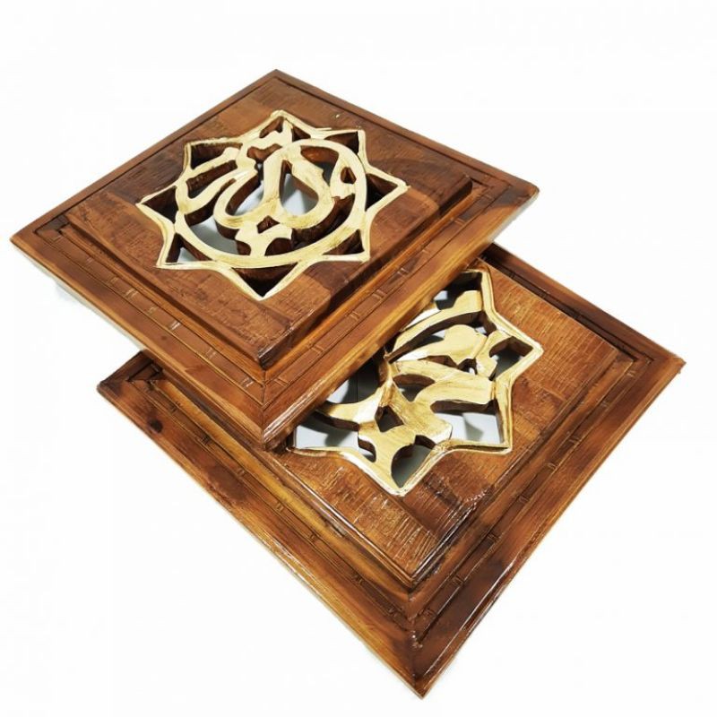 Pigura Dinding Lafadz Cat Emas