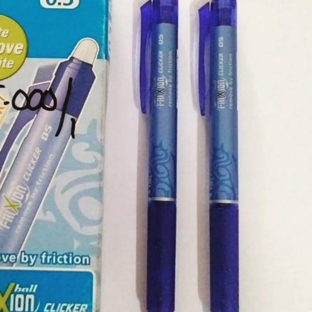 

PEN FRIXION 0.5mm PILOT ( PEN WITH ERASER ) pulpen bisa dihapus hapus pena