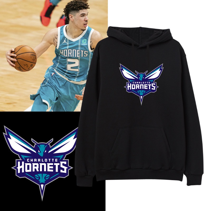 Hoodie Jaket Sweater Charlotte Hornets NBA Series Lamello BallHoodie Jaket Basket Ball Terbaru 2022 