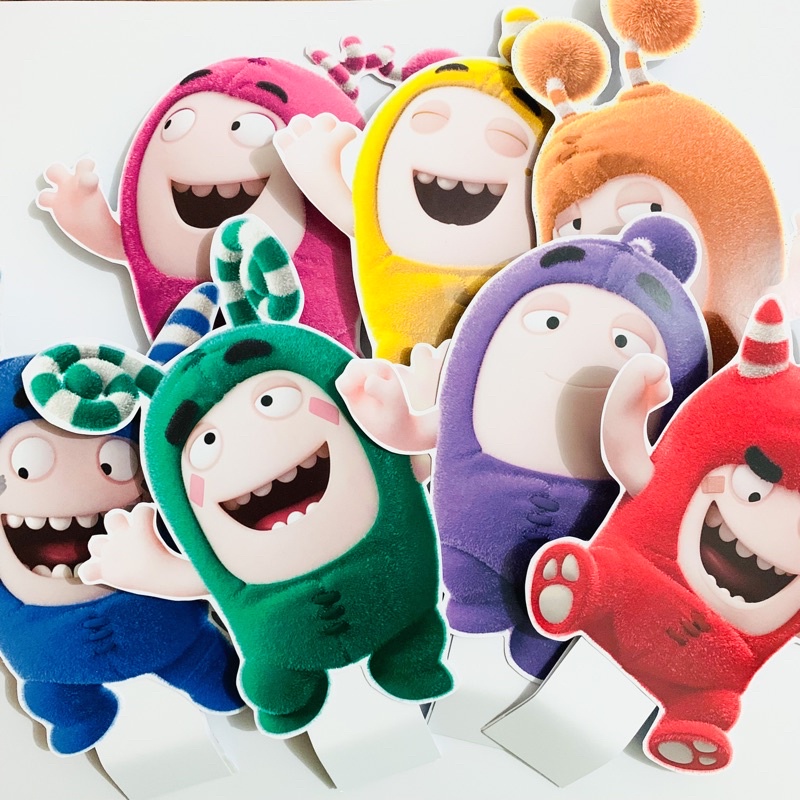 Oddbods Stand Karakter Dessert Table Birthday / Hiasan Meja Kue Ulang Tahun