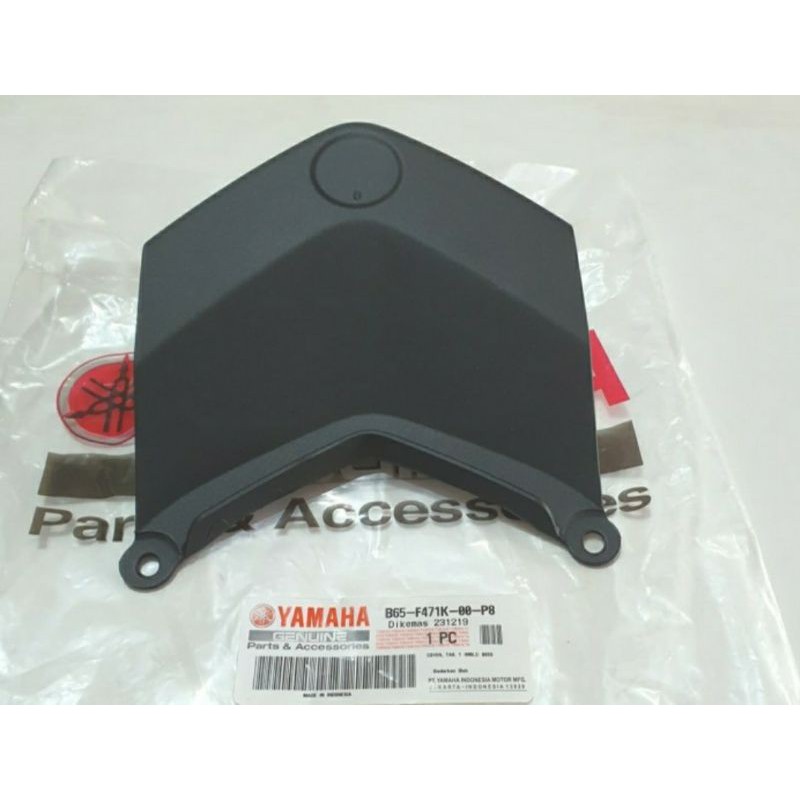 SAMBUNGAN BODY BODI COVER TAIL BUNTUT AEROX HITAM DOFF ASLI ORI YAMAHA B65 F471K 00 P8