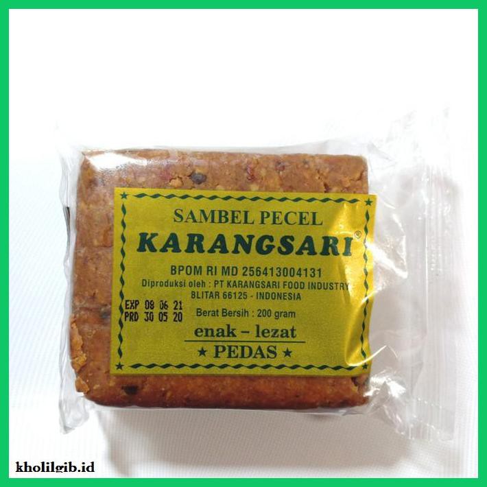 

Aneka-Sambal- Bumbu Pecel Karangsari Khas Blitar 200Gr - Pedas -Pedeeeeeezzzzzzz.