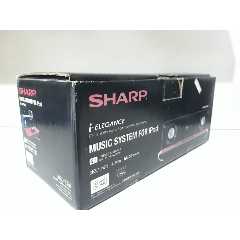 Sharp Music System for iPod type DK-AP7N(R)