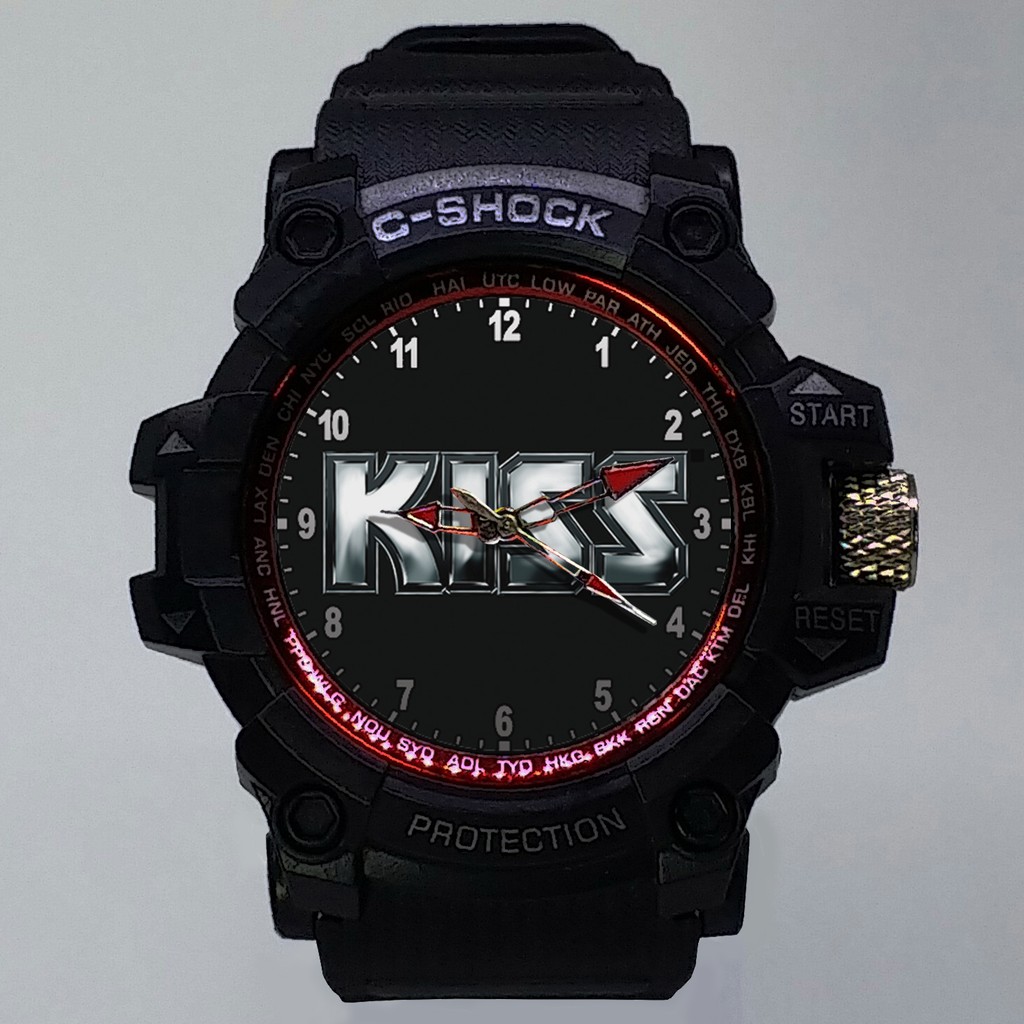 (ISTIMEWA BOSSQUE) JAM TANGAN KISS LIST MERAH - EXCLUSIVE 7