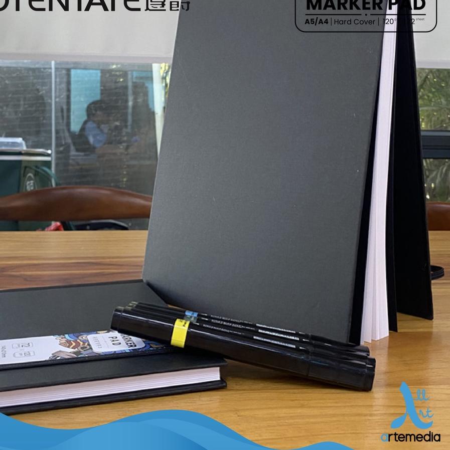 

EXCLUSIVE!Buku Sketsa Potentate Marker Pad A5 Hard Cover Sketchbook Cocok untuk Copic dan Promarker|KD4