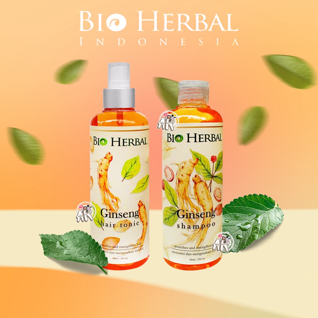 BIO HERBAL GINSENG SHAMPO, GINSENG HAIR TONIC BPOM