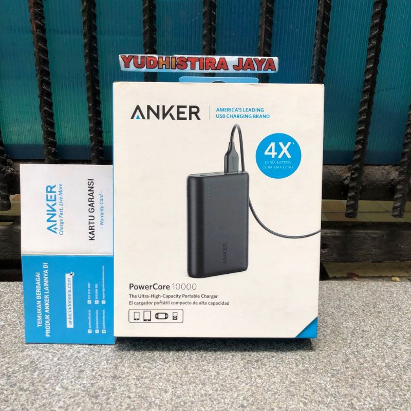 Anker Powercore 10000mAh Powerbank A1263 Original Grs Resmi Anker