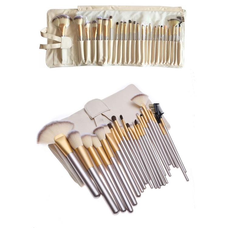 [COD] Kuas Make Up Persia isi 24 Pcs - Gold Brush Gold Persia 24 PCS