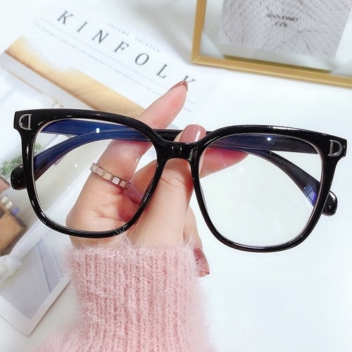 【0-600°Kacamata Myopia Anti Radiasi Dengan Power Frame 100 Untuk Pria Dan Wanita°150°200°250°300°350°400°