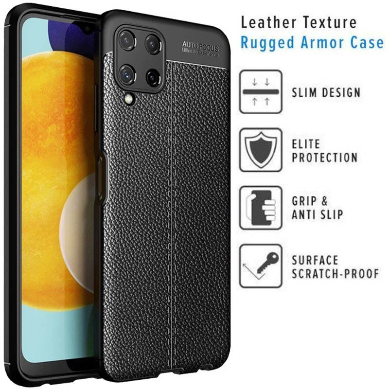 Softcase Autofocus Samsung A22 4G , A22 5G Case Kulit Jeruk Elegant