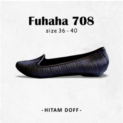 FH-708 Sepatu Jelly Ulir / Sepatu Ballet Wanita Merk Fuhaha Ukuran 36-40