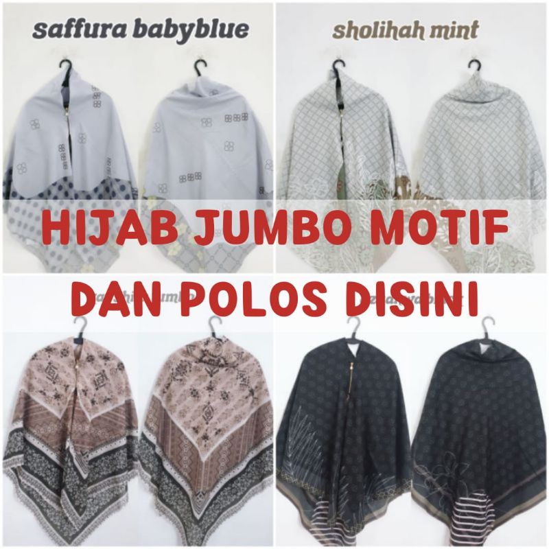 Hijab zipper Jumbo