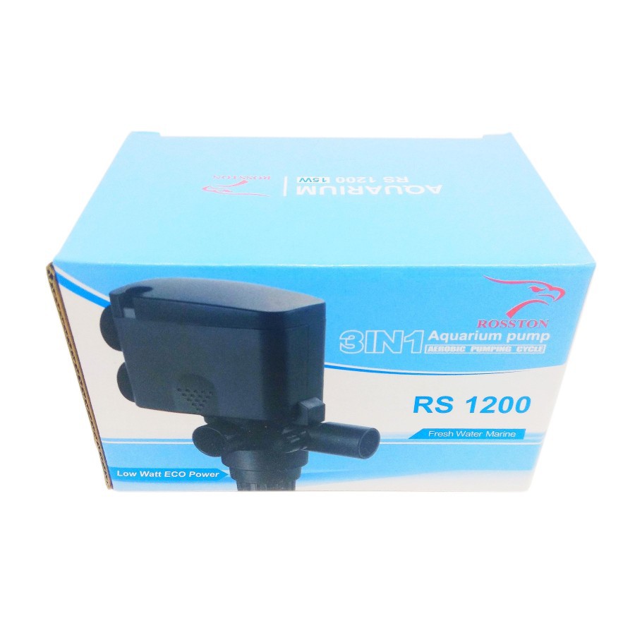 Aquarium Water Pump Rosston RS-1200 Pompa Aquarium 15W