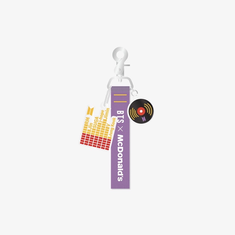 [READY STOCK] BTS x McD Logo Keyring Official