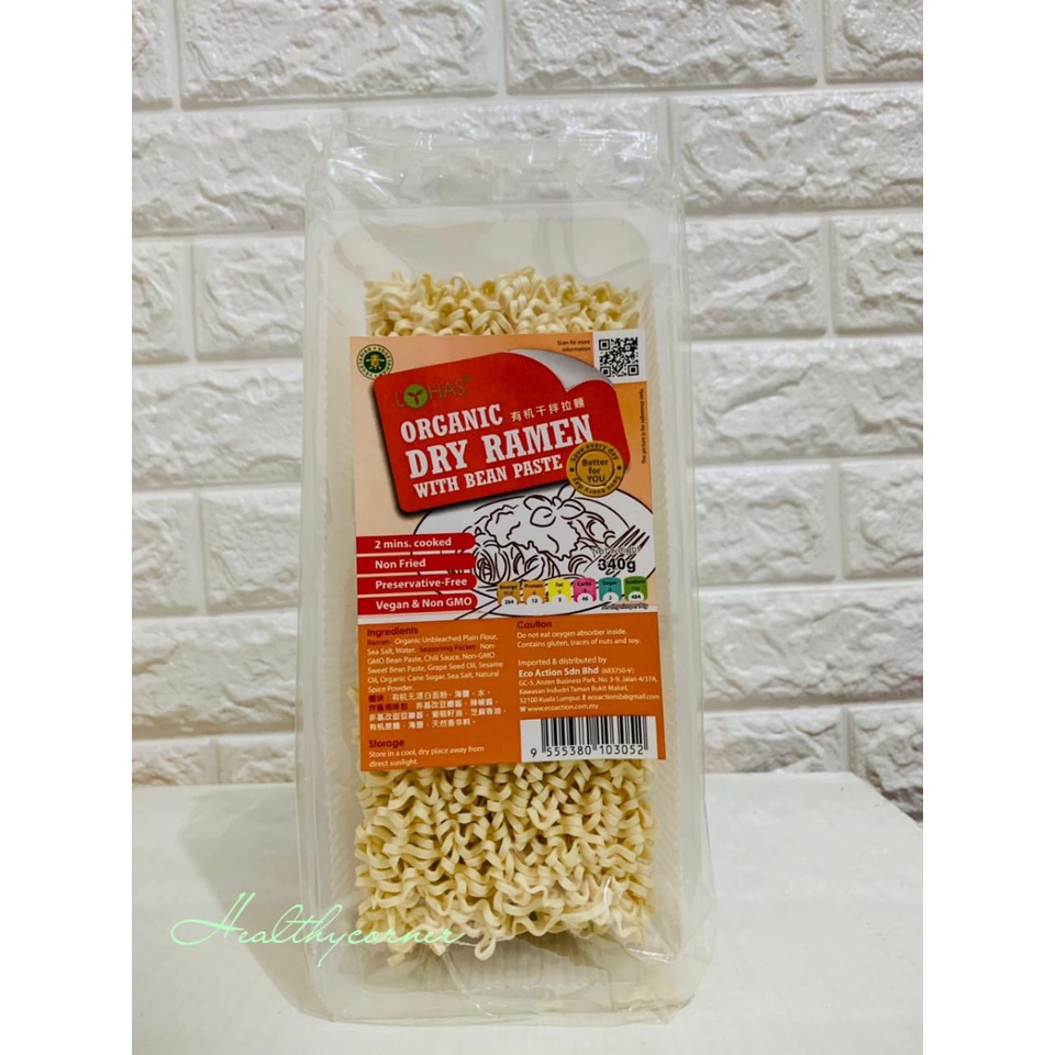 

Lohas Organic DRY Ramen With Bean Paste 340g