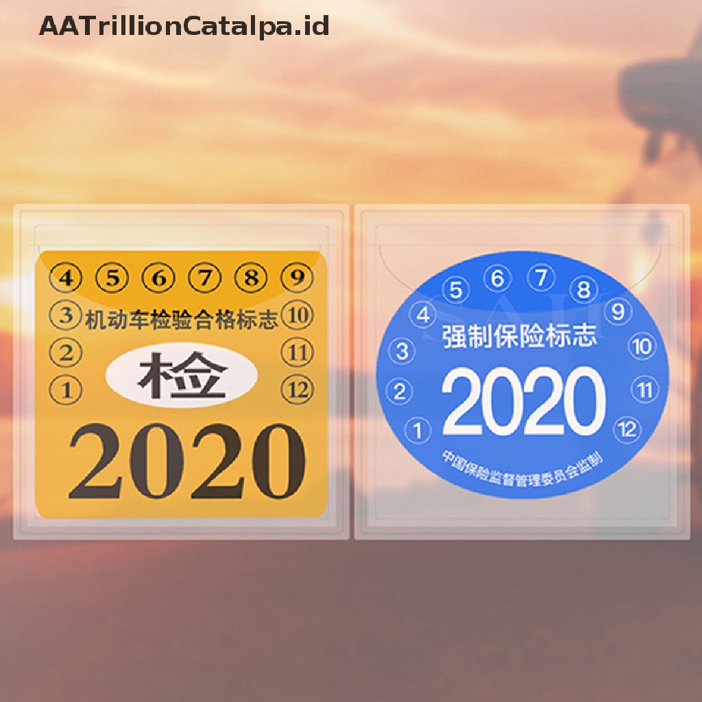 Aatrillioncatalpa Sticker Dekorasi Kaca Depan Mobil ESD Anti Sobek