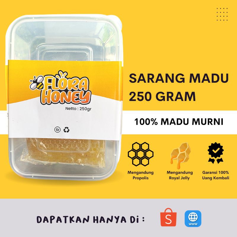 

Sarang Madu 250 gr, Sarang Madu Murni