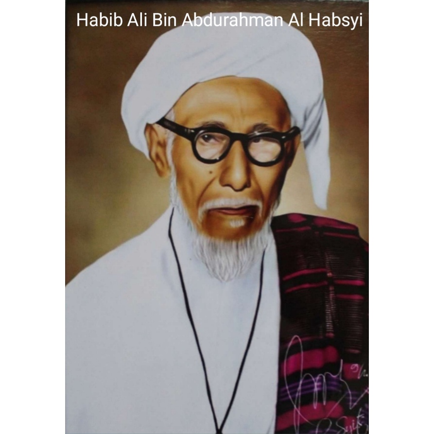 Jual Poster Habib Dan Ulama Habib Ali Bin Abdurrahman Al Habsyi