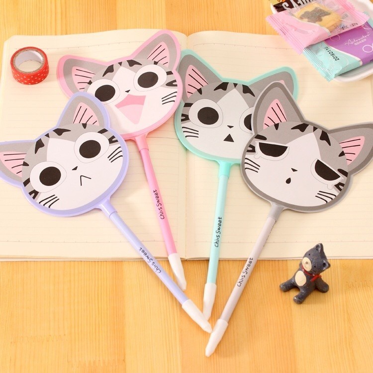 

Pulpen Gel Karakter Kucing Lucu Pen Gel Cat Chi Kipas Balpen TERBARU