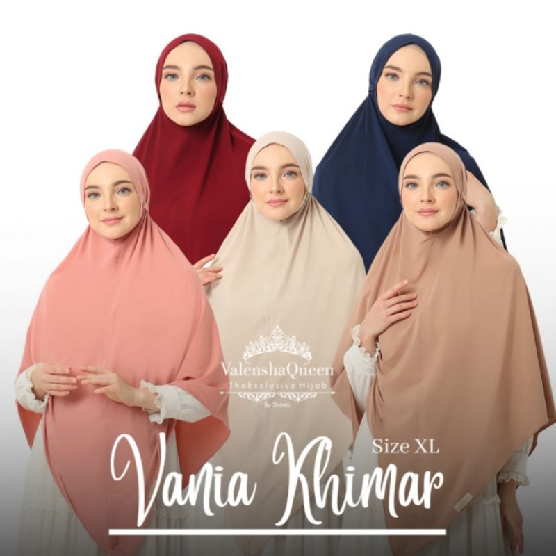 Hijab Daily Jersey // Bergo Vania Size XL ori ValenshaQueen // Valenshaqueen hijab